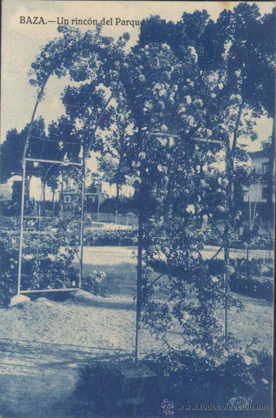 Postales: BAZA (GRANADA).- UN RINCON DEL PARQUE - Foto 1