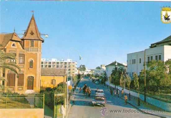 Postales: TARJETA POSTAL. CADIZ. SANLUCAR DE BARRAMEDA. AVDA. DE GENERALISIMO. N&ordm; 18. M. DE LOS REYES RAMIREZ.