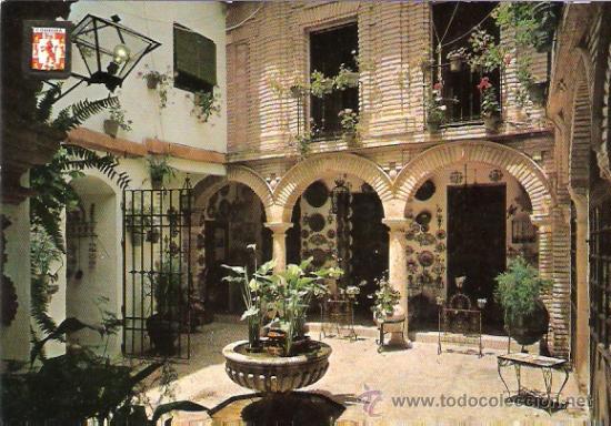 Postkarten: TARJETA POSTAL. CORDOBA. VISTA DE UN PATIO CORDOBES. N&ordm; 772. A. SUBIRATS CASANOVAS.