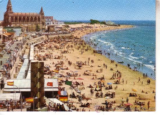 Postales: CADIZ - CIPIONA - VISTA GENERAL DE LA PLAYA