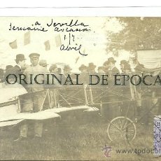 Postales: (PS-23959)POSTAL FOTOGRAFICA DE SEVILLA-SEMANA DE LA AVIACION ABRIL 1910. Lote 28673618