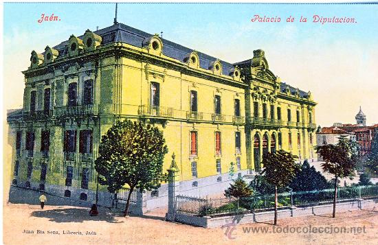 Postales: JAEN: PALACIO DE LA DIPUTACI&Oacute;N.- A&Ntilde;O 1908. (REPRODUCCION).