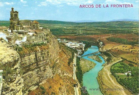 Postales: POME5 11054 Arcos de la Frontera CADIZ ( A&Ntilde;O 1965 )