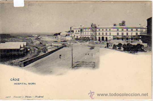 Postales: Hauser y Menet. n&ordm; 1218. Hospital Mora. Sin circular.