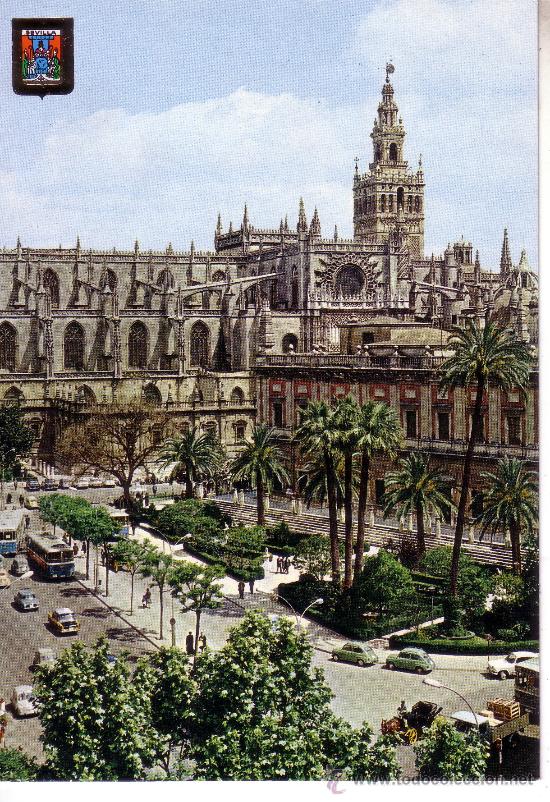 Postales: SEVILLA - CATEDRAL Y GIRALDA - Foto 1