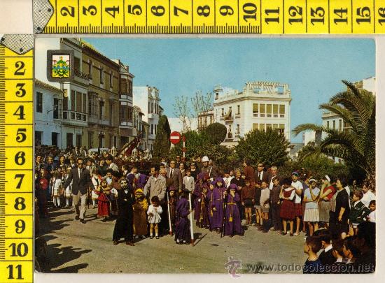 Postales: TARJETA POSTAL DE PUENTE GENIL SEMANA SANTA INFANTIL CORDOBA NAZARENO PROCESION NI&Ntilde;OS PASO CRISTO
