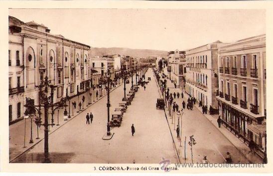 Postkarten: TARJETA POSTAL. CORDOBA. N&ordm; 3. PASEO DEL GRAN CAPITAN. ED. L. ROISIN.