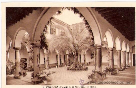 Postkarten: TARJETA POSTAL. CORDOBA. N&ordm; 4. PALACIO DE LA MARQUESA DE VIANA. ED. L. ROISIN.