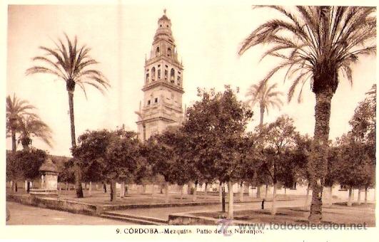 Postkarten: TARJETA POSTAL. CORDOBA. N&ordm; 9. MEZQUITA, PATIO DE LOS NARANJOS. ED. L. ROISIN.