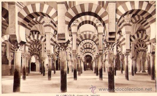 Postkarten: TARJETA POSTAL. CORDOBA. N&ordm; 22.  MEZQUITA, INTERIOR. ED. L. ROISIN.