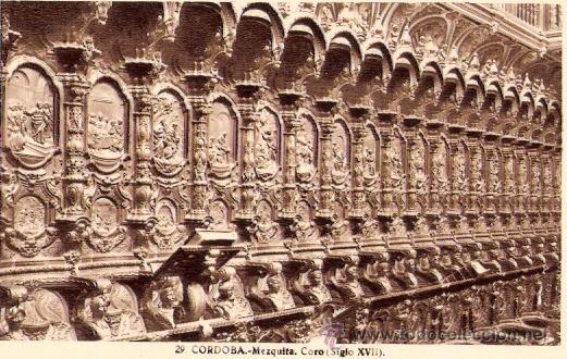 Postkarten: TARJETA POSTAL. CORDOBA. N&ordm; 29. MEZQUITA, CORO. ED. L. ROISIN.