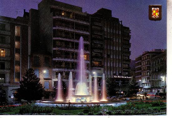 Postales: JAEN - PLAZA DE JOSE ANTONIO - VISTA NOCTURNA