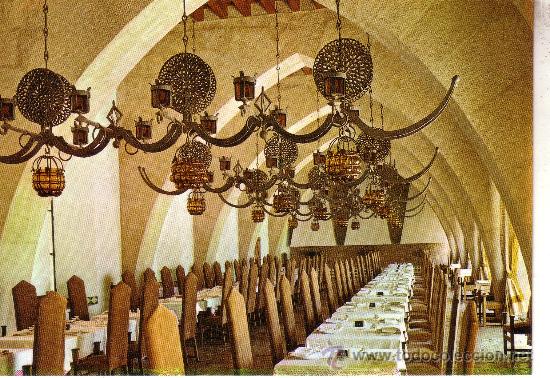 Postales: JAEN - PARADOR DE SANTA CATALINA - COMEDOR GRANDE