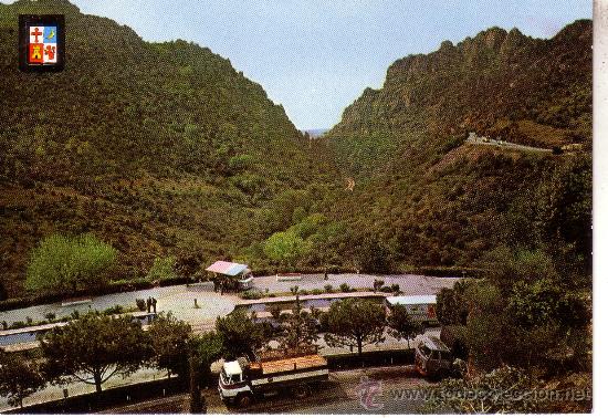 Postales: JAEN - DESPE&Ntilde;APERROS - AL FONDO DESFILADERO DE SIERRA MORENA