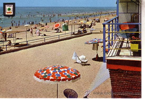Postales: HUELVA - PLAYA DE PUNTA UMBRIA - Foto 1