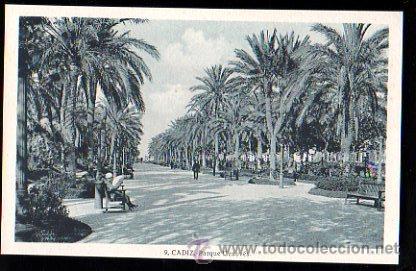 Postkarten: TARJETA POSTAL DE CADIZ - PARQUE GENOVES. FOTOGRAFO L. ROISIN