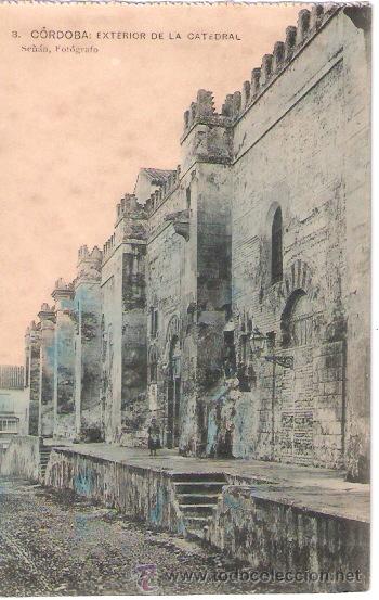 Postkarten: TARJETA POSTAL. CORDOBA. N&ordm; 3. EXTERIOR DE LA CATEDRAL. FOTOTP. HAUSER Y MENET. FOTO SE&Ntilde;AN.
