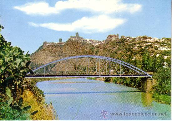 Postales: PUENTE DE SAN MIGUEL SOBRE EL RIO GUADALETE - ARCOS DE LA FRONTERA - CADIZ