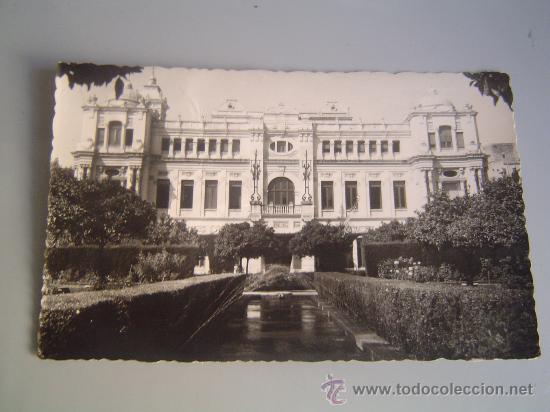 Postales: Interesante postal de Malaga.Palacio Municipal