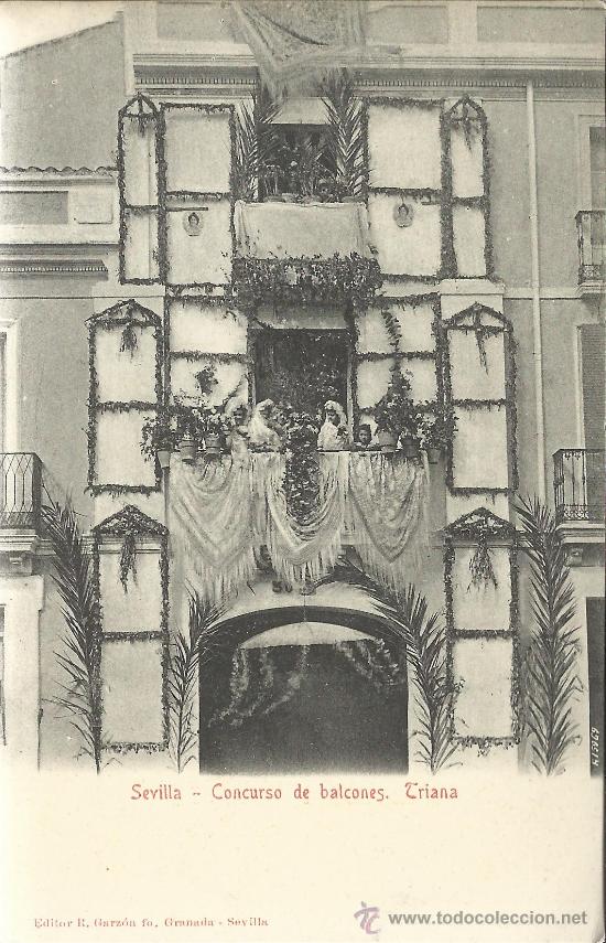 Postales: SEVILLA CONCURSO DE BALCONES  SIN CIRCULAR - Foto 1