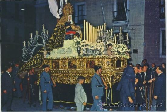 Postales: POSTAL SEMANA SANTA DE CADIZ N&ordm; 9540. NUESTRA SE&Ntilde;ORA DE LAS ANGUSTIAS P-ANC-152,3