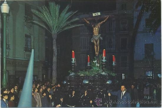 Postales: POSTAL SEMANA SANTA DE CADIZ N&ordm; 9526. SANTISIMO CRISTO DE LA BUENA MUERTE P-ANC-156,2