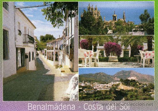 Cartoline: BENALM&Aacute;DENA COSTA DEL SOL DIFERENTES ASPECTOS POSTALES GOMEZ J. NUEVA SIN CIRCULAR