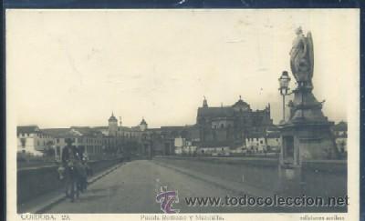 Postales: POSTAL DE CORDOBA - PUENTE ROMANO Y MEZQUITA N&ordm; 29   P-ANCOR-204