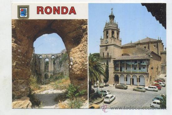 Postkarten: POSTAL DE MALAGA N&ordm; 40. RONDA. SANTA MARIA LA MAYOR    P-ANMA-362