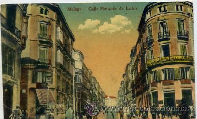 Postales: POSTAL ANTIGUA DE MALAGA - CALLE MARQUES DE LARIOS    P-ANMA-389