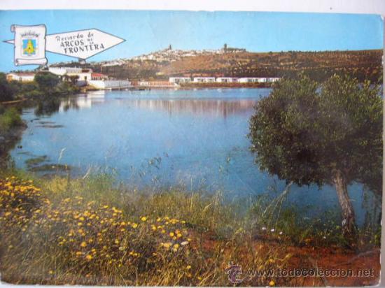 Postales: ARCOS DE LA FRONTERA. PERGAMINO. ESCRITA Y CIRCULADA SIN SELLO