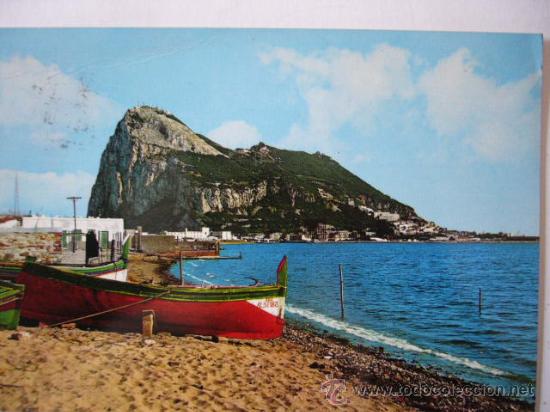 Postales: PE&Ntilde;ON DE GIBRALTAR. N&ordm; 22. GARCIA GARRABELLA. ESCRITA Y CIRCULADA