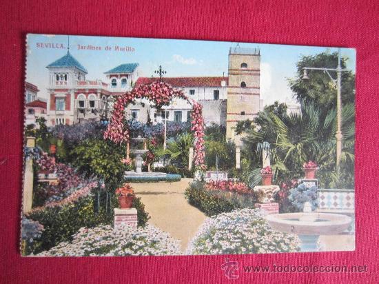 Postales: SEVILLA - JARDINES DE MURILLO - Foto 1