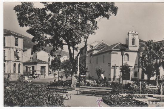 Postales: Bonita postal de la Plaza de la Victoria de M&aacute;laga. Ed. Dom&iacute;nguez.