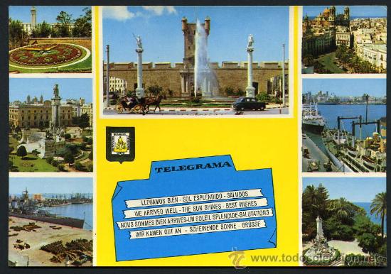 Postales: POME5 11203 Cadiz ( A&Ntilde;O 1968 )