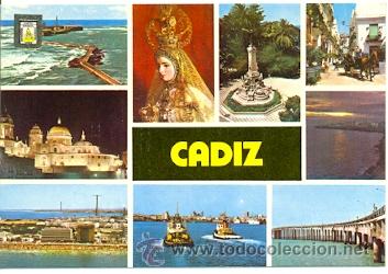 Postales: 7-esp1044. Postal C&aacute;diz. Diversos Aspectos - Foto 1