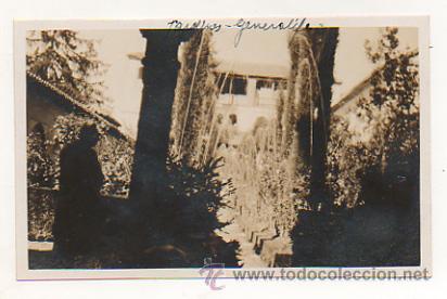Postkarten: GENERALIFE. JARDINES. (FOTOGR&Aacute;FICA). 1929.