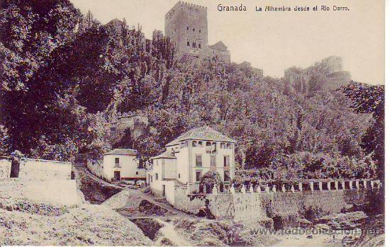 Postales: granada - la alhambra desde el rio darro - Foto 1