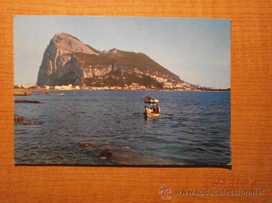 Postales: POSTAL EL PE&Ntilde;ON DE GIBRALTAR  CIRCULADA