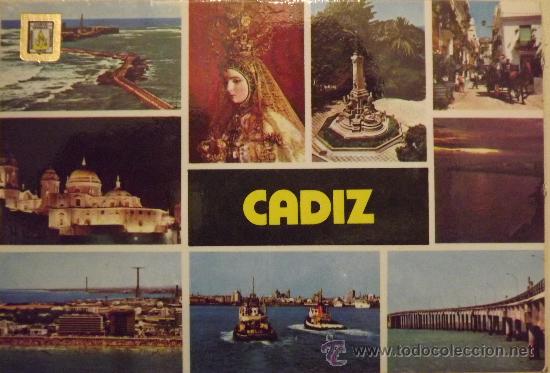 Postales: C&Aacute;DIZ DIVERSOS ASPECTOS. POSTAL - Foto 1