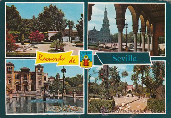 Postales: Sevilla, circulada (ver dorso) - Foto 1