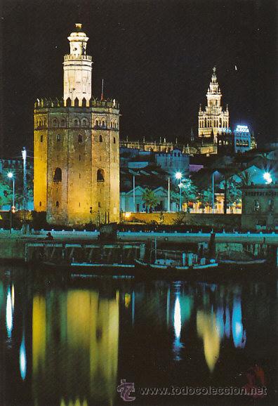 Postales: Sevilla, torre del Oro - Foto 1