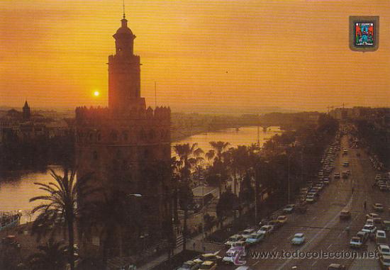 Postales: Sevilla, torre del Oro - Foto 1
