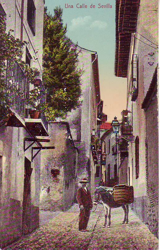 Postales: sevilla. una calle - Foto 1