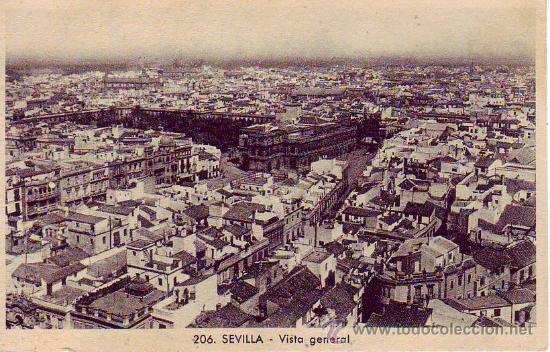 Postales: 206 sevilla. vista general - Foto 1