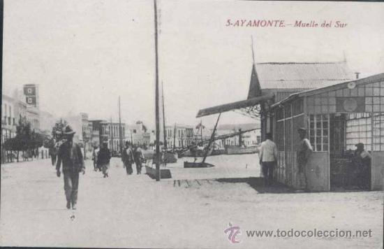 Postales: AYAMONTE (HUELVA).- MUELLE DEL SUR - Foto 1