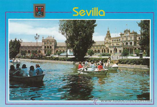Postales: Sevilla, plaza de Espa&ntilde;a - Foto 1