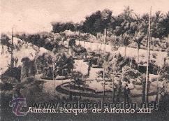 Postkarten: POSTAL ORIGINAL DECADA DE LOS 30. ALMERIA. N&ordm; 922. PARQUE ALFONSO XIII. VER TAMA&Ntilde;O Y EXPLICACION
