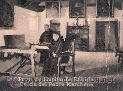 Postkarten: POSTAL ORIGINAL DECADA DE LOS 30. HUELVA.LA RABIDA, CELDA DEL PADRE MARCHENA. N&ordm;905. VER EXPLICACION