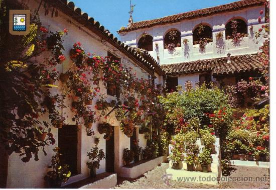 Postales: N&ordm; 10034 COSTA DEL SOL TIPICO PATIO ANDALUZ
